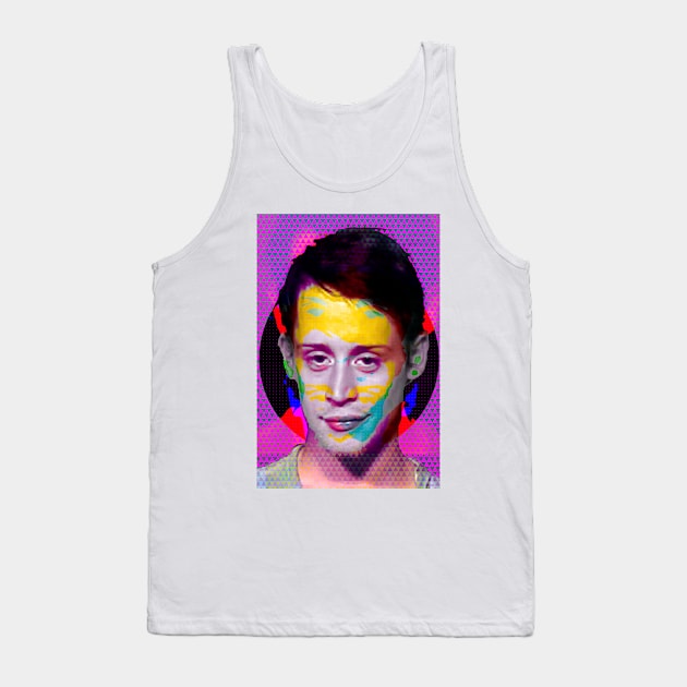 Macaulay Culkin Mugshot Tank Top by SABREart